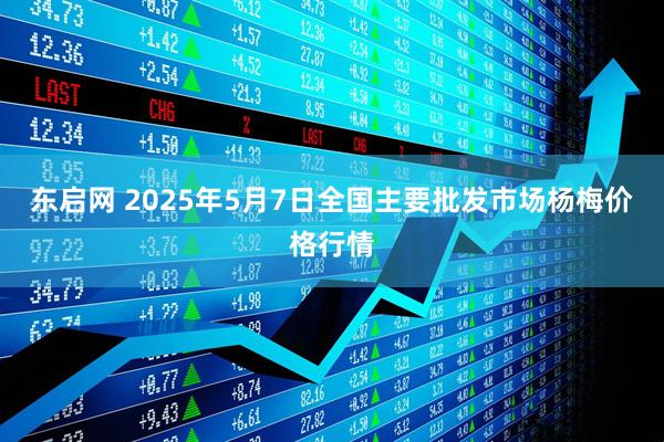 东启网 2025年5月7日全国主要批发市场杨梅价格行情